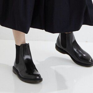 Dr. Martens Flora Black Kensington Arcadia Chelsea Boots Women's 8